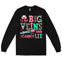 Black i like big veins and i cannot lie Long Sleeve Tee - RanaPortraitStore