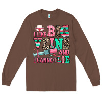 Chestnut i like big veins and i cannot lie Long Sleeve Tee - RanaPortraitStore