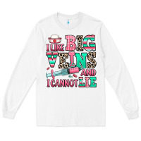 White i like big veins and i cannot lie Long Sleeve Tee - RanaPortraitStore