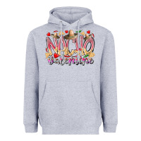 Heather Grey nacho valentine Heavyweight Hoodie - RacoonDesign