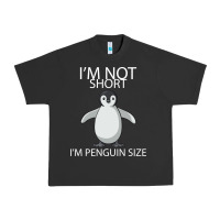 Pigment Black I'm Not Short I'm Penguin Size Urban Heavy Tee - Bettercallsaul