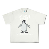 Pistachio I'm Not Short I'm Penguin Size Urban Heavy Tee - Bettercallsaul