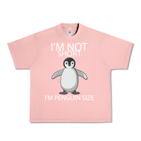 Salmon I'm Not Short I'm Penguin Size Urban Heavy Tee - Bettercallsaul