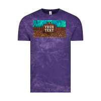 Cloud Purple preview custom name turquoise stone leopard bull skull license plate Vintage Tee - Artiststas