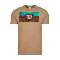 Vintage Coffee preview custom name turquoise stone leopard bull skull license plate Vintage Tee - Artiststas
