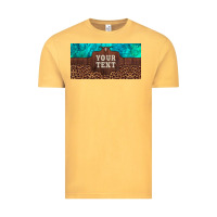 Vintage Mustard preview custom name turquoise stone leopard bull skull license plate Vintage Tee - Artiststas