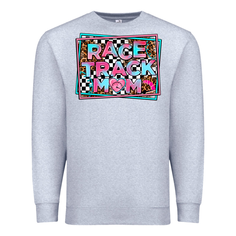 Race Track Mom Premium Sweatshirt by AdoDesignShop | Teevron