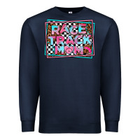 Navy race track mom Premium Sweatshirt - AdoDesignShop