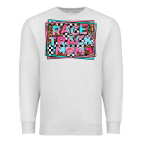 Oatmeal Heather race track mom Premium Sweatshirt - AdoDesignShop