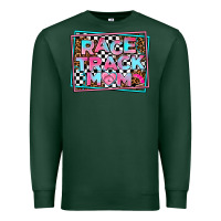 Sports Green race track mom Premium Sweatshirt - AdoDesignShop