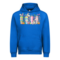 Cobalt retro groovy easter Urban Hoodie - MaliasSmallBusiness