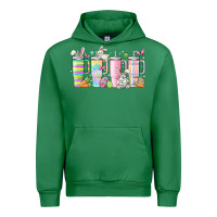 Emerald retro groovy easter Urban Hoodie - MaliasSmallBusiness