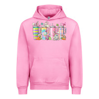Fuchsia Pink retro groovy easter Urban Hoodie - MaliasSmallBusiness