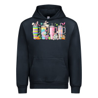 Navy retro groovy easter Urban Hoodie - MaliasSmallBusiness
