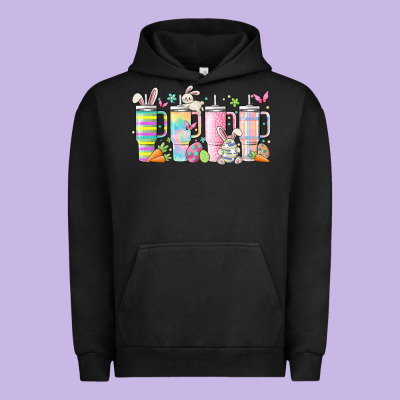 Retro Groovy Easter Urban Hoodie Designed By Maliassmallbusiness
