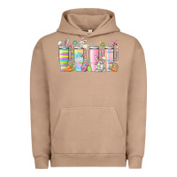 Pigment Burro retro groovy easter Urban Hoodie - MaliasSmallBusiness