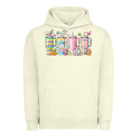 Pigment Pistachio retro groovy easter Urban Hoodie - MaliasSmallBusiness