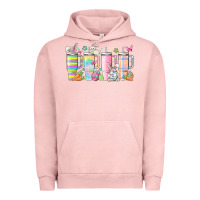 Pigment Salmon retro groovy easter Urban Hoodie - MaliasSmallBusiness