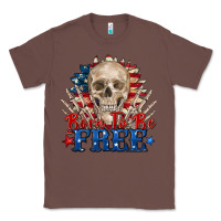 Chestnut born to be free skeleton Classic Tee - Zillion Design Studio