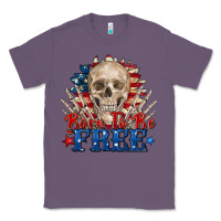Lavender born to be free skeleton Classic Tee - Zillion Design Studio