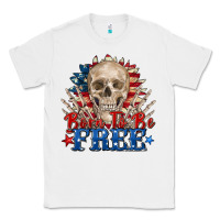 White born to be free skeleton Classic Tee - Zillion Design Studio