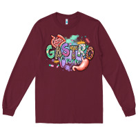 Burgundy gastro crew Long Sleeve Tee - RanaPortraitStore