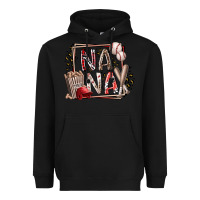 Black nana baseball Heavyweight Hoodie - RacoonDesign