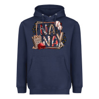 Navy nana baseball Heavyweight Hoodie - RacoonDesign