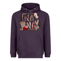 Plum nana baseball Heavyweight Hoodie - RacoonDesign