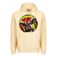 Pina Colada Christmas Cow Premium Hoodie - Jasminsmagicworld