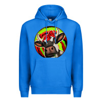 True Royal Christmas Cow Premium Hoodie - Jasminsmagicworld