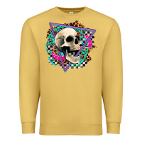 Antique Gold race skull Premium Sweatshirt - AdoDesignShop