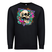 Black race skull Premium Sweatshirt - AdoDesignShop