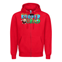 Red mister kinder grad Zipper Hoodie - texasbilliewilder