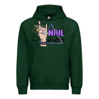 Forest Green nail hustler Urban Hoodie - MaliasSmallBusiness