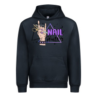 Navy nail hustler Urban Hoodie - MaliasSmallBusiness