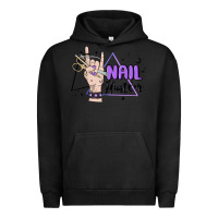 Pigment Black nail hustler Urban Hoodie - MaliasSmallBusiness