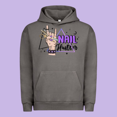 Nail Hustler Urban Hoodie Designed By Maliassmallbusiness