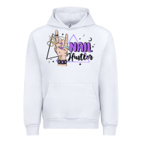 White nail hustler Urban Hoodie - MaliasSmallBusiness