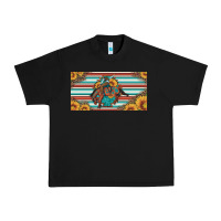Black bucking bronco aztec shape license plate Urban Heavy Tee - Artiststas