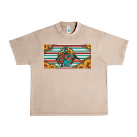 French Oak bucking bronco aztec shape license plate Urban Heavy Tee - Artiststas