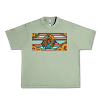 Oil Green bucking bronco aztec shape license plate Urban Heavy Tee - Artiststas