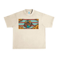 Sandshell bucking bronco aztec shape license plate Urban Heavy Tee - Artiststas