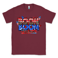 Burgundy boom boom mama Classic Tee - Zillion Design Studio