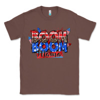 Chestnut boom boom mama Classic Tee - Zillion Design Studio