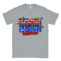 Heather Grey boom boom mama Classic Tee - Zillion Design Studio