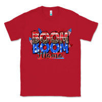 Red boom boom mama Classic Tee - Zillion Design Studio