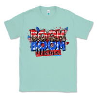 Seafoam boom boom mama Classic Tee - Zillion Design Studio