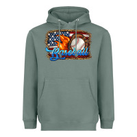Sage western american flag baseball Heavyweight Hoodie - HRA Design Shop