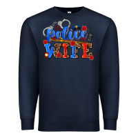 Navy police wife Premium Sweatshirt - AdoDesignShop